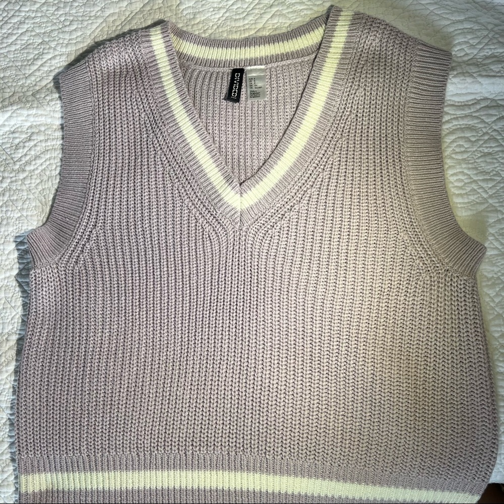 cute casual v-neck sweater vest!